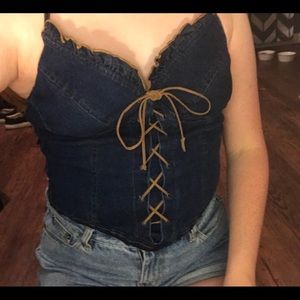 Corset shirt
